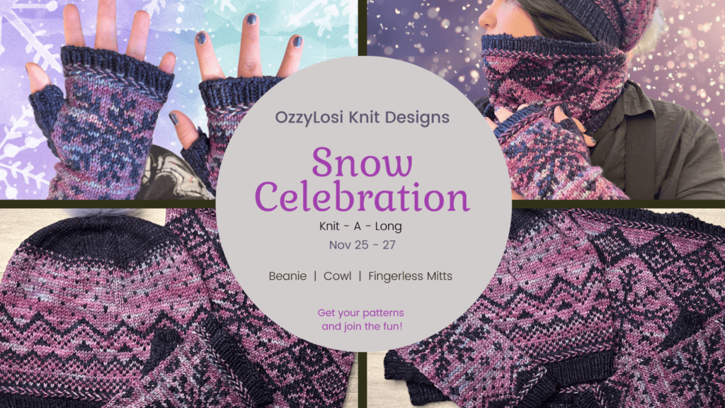 Snow Celebration Knit a long KAL November 25 - 27, 2022