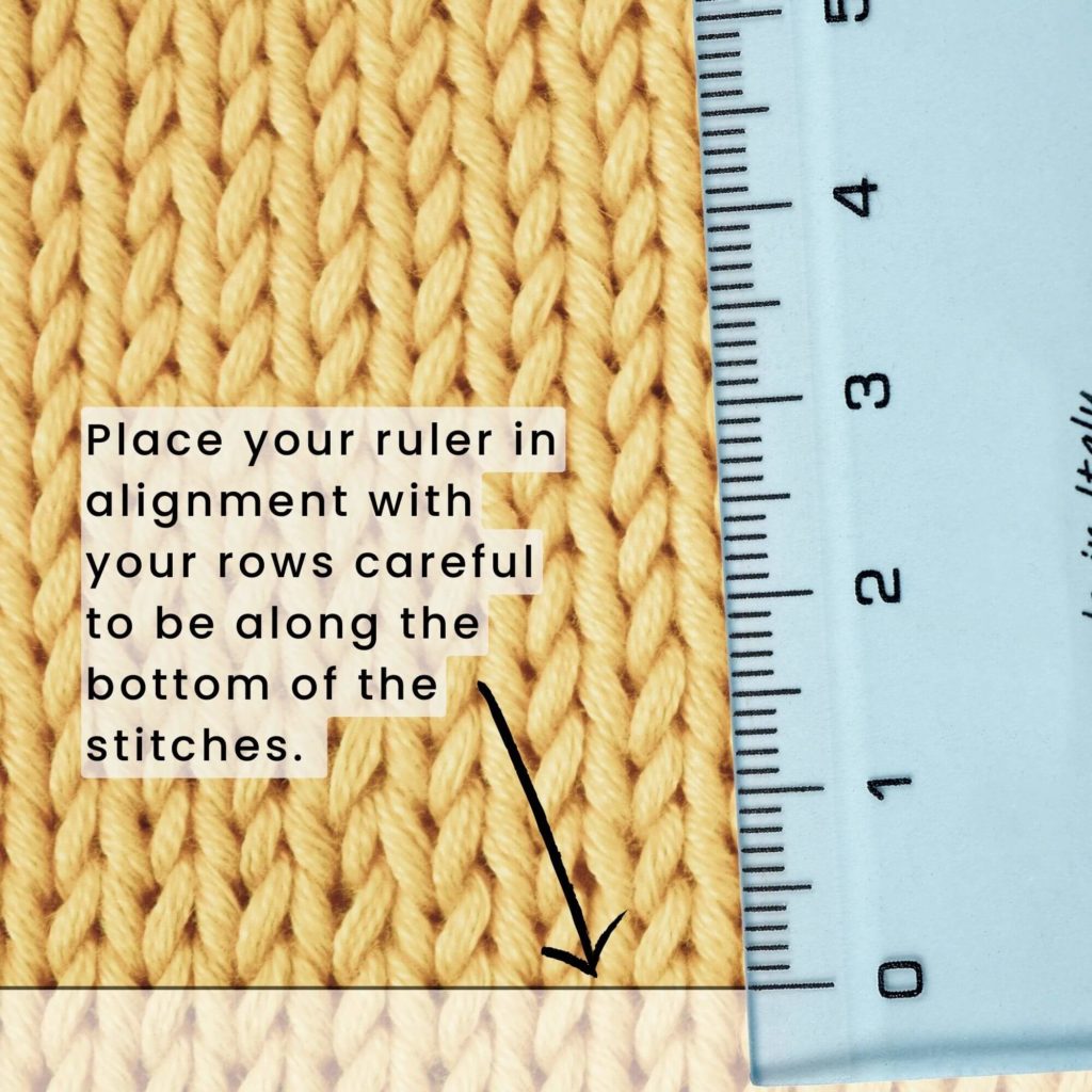 How to count your stitches and rows