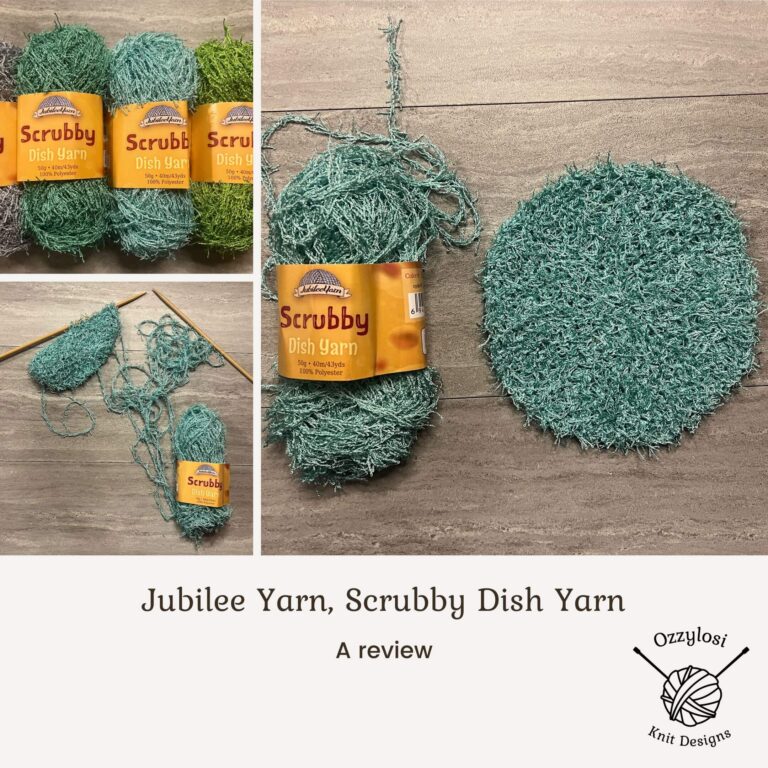 Jubilee Scrubby Dish Yarn Review